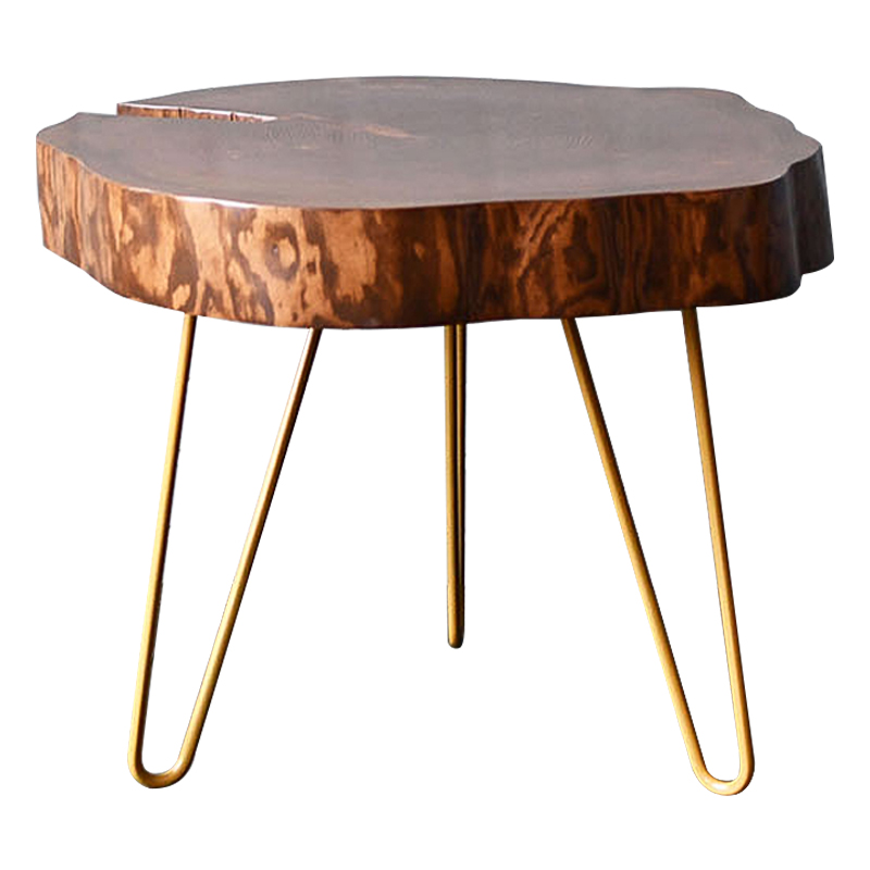 Кофейный стол Dylon Industrial Metal Rust Coffee Table Коричневый Желтый в Ульяновске | Loft Concept 