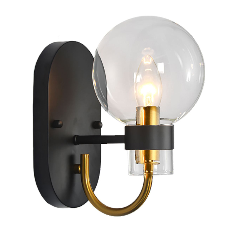 Бра Votrom Sconce black Черный Бронза Прозрачный (Transparent) в Ульяновске | Loft Concept 