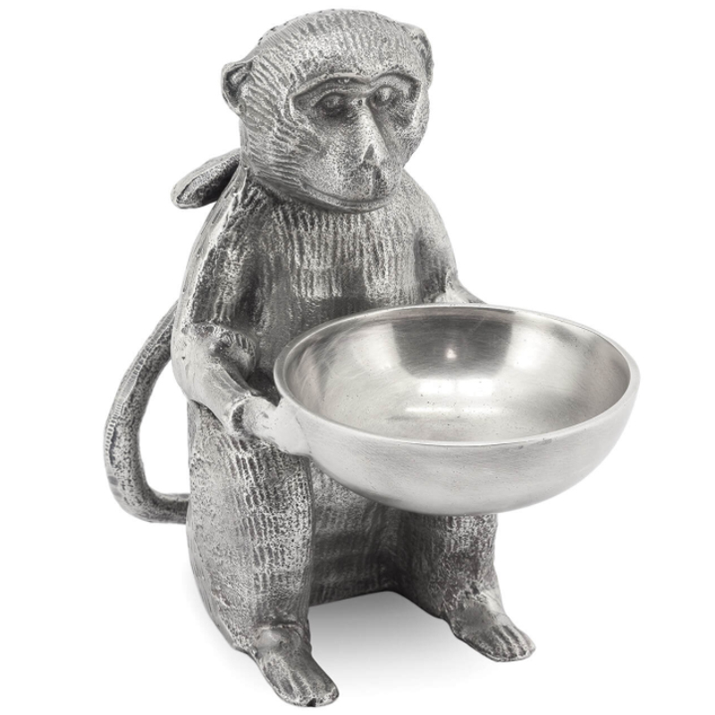 Подсвечник CANDLEHOLDER MONKEY ALLU Silver Серебряный в Ульяновске | Loft Concept 