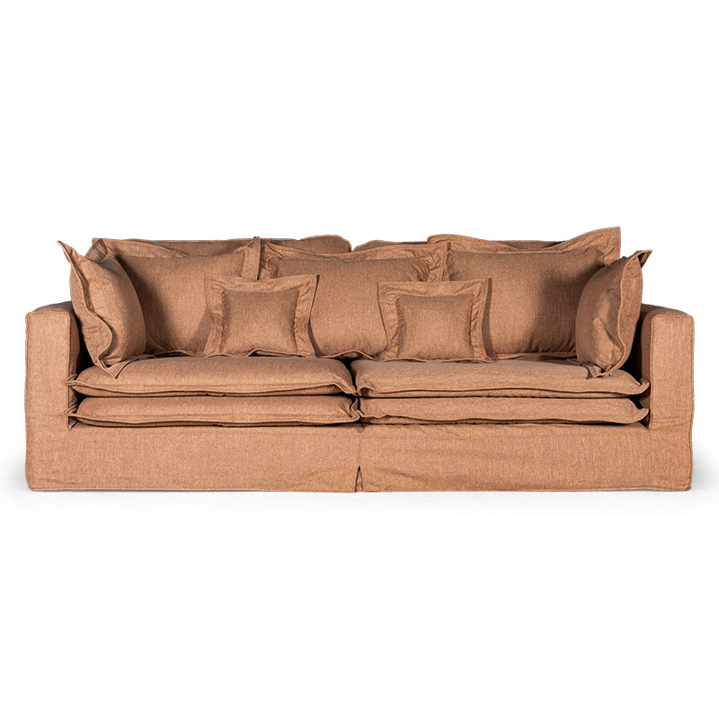 Диван Evelyn Textile Brown Sofa Коричневый в Ульяновске | Loft Concept 