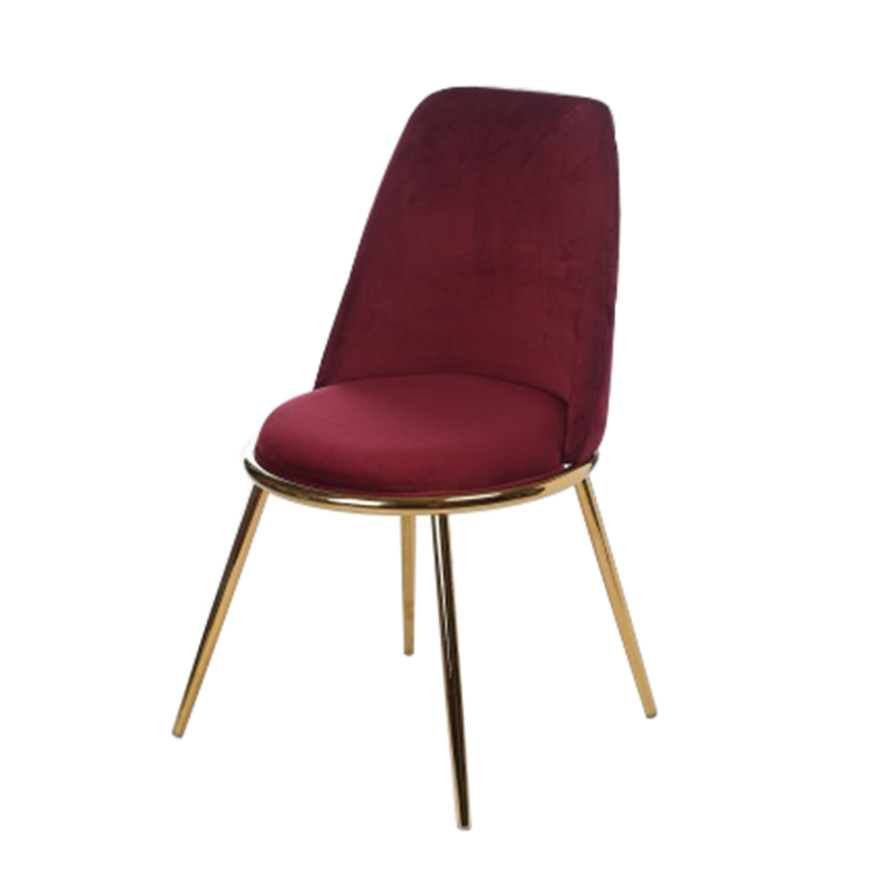 Стул Chairs Velvet Crimson Малиновый (Crimson) Золотой в Ульяновске | Loft Concept 