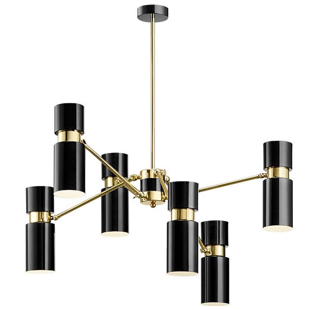 Люстра EDGAR chandelier Черный Латунь в Ульяновске | Loft Concept 