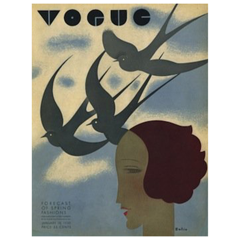 Постер Vogue Cover 1930 January  в Ульяновске | Loft Concept 