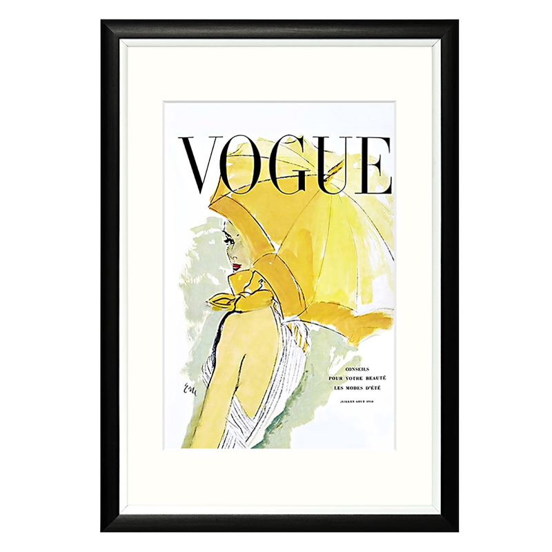 Постер Vogue July-August 1950 Мульти в Ульяновске | Loft Concept 