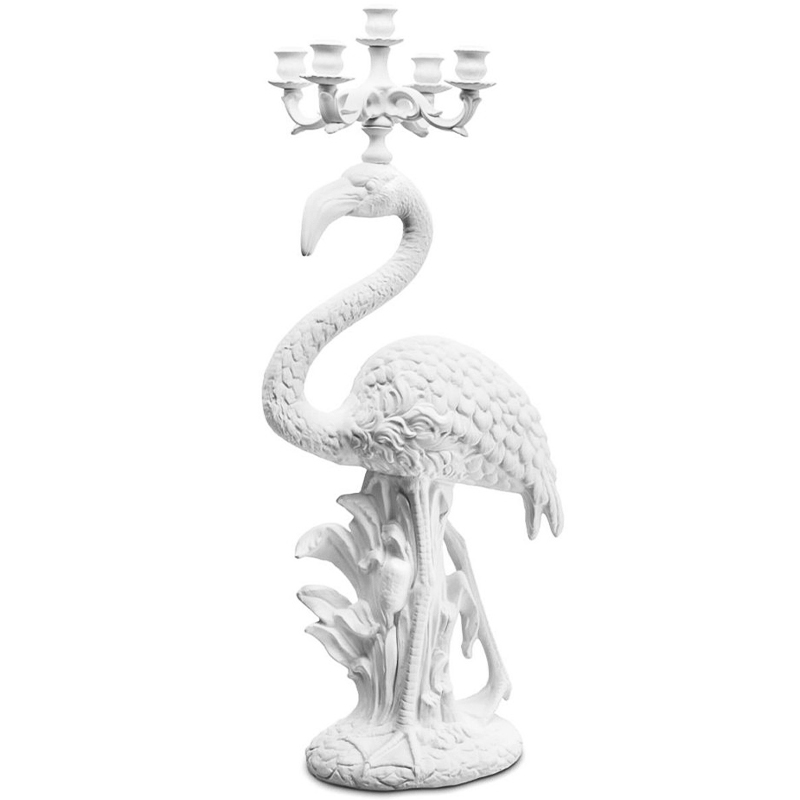 Подсвечник Candleholder Flamingo Bisc. White Белый в Ульяновске | Loft Concept 