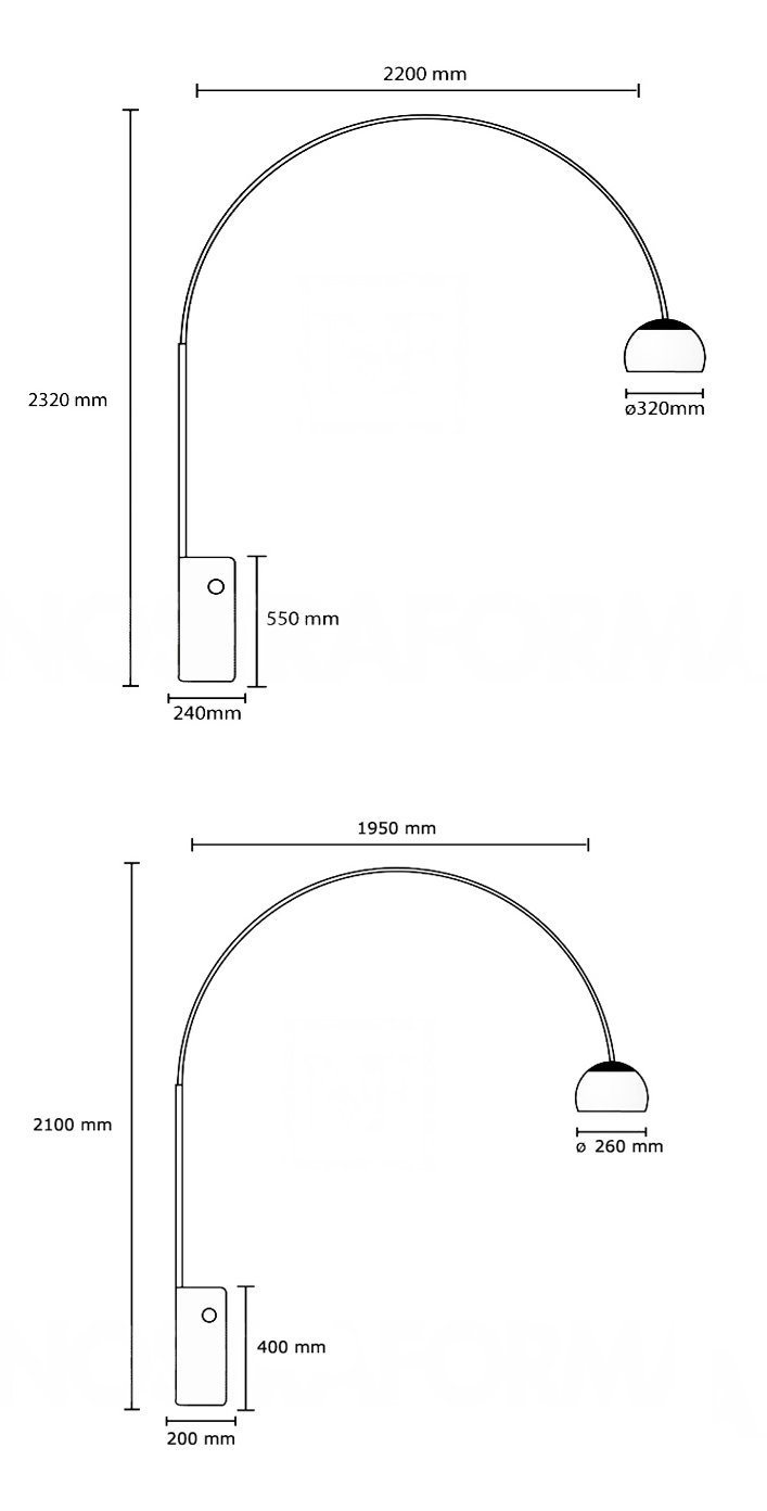 Торшер Flos Arco в Ульяновске