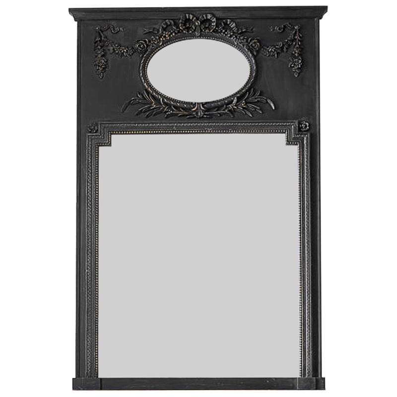 Зеркало Hendrica Mirror Black Винтажный черный в Ульяновске | Loft Concept 