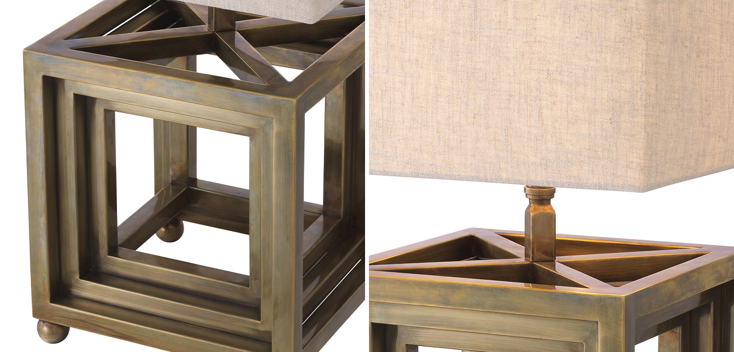 Настольная лампа Eichholtz Table Lamp Bellagio Brass - фото