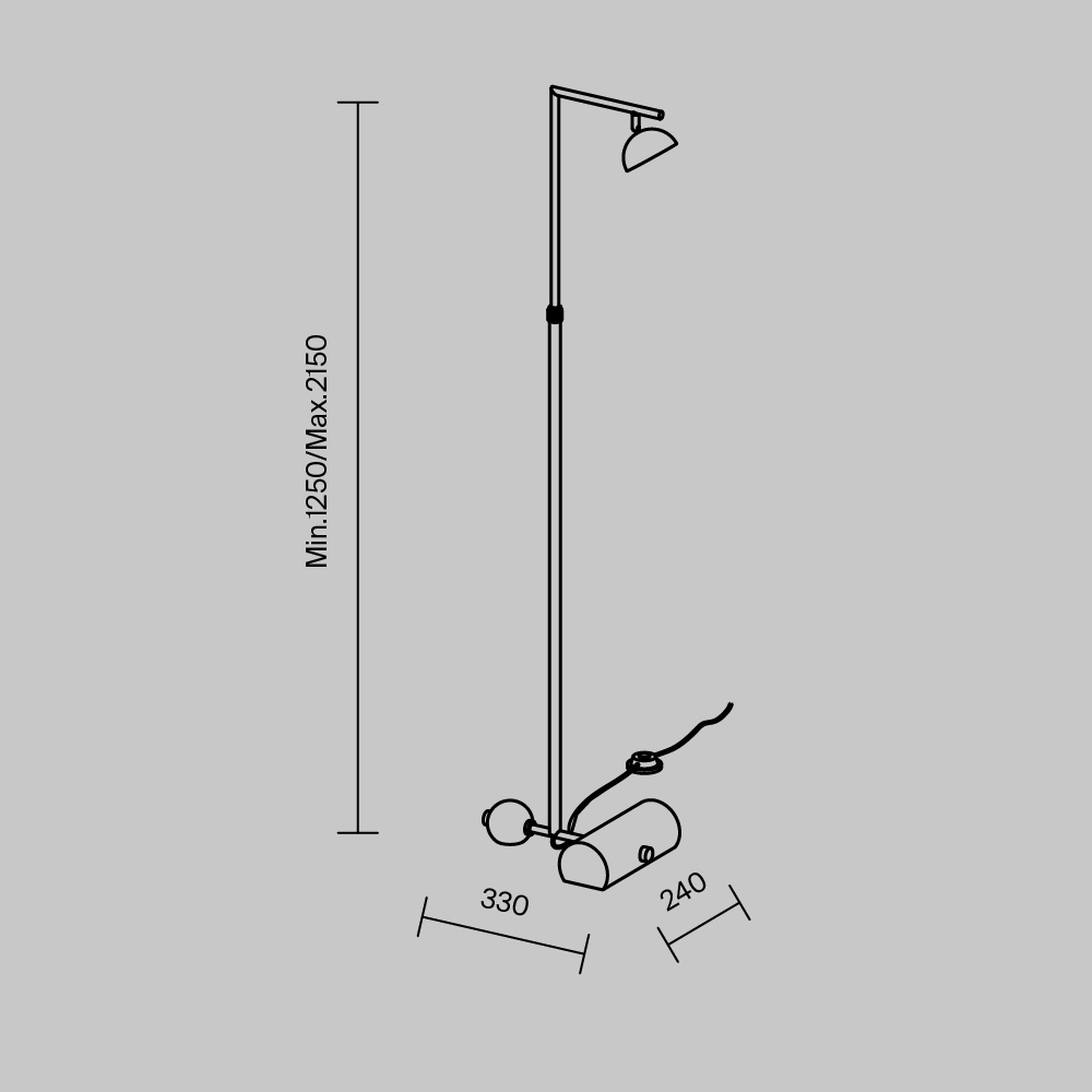 Напольный светильник Pikant 3000К 13Вт в Ульяновске