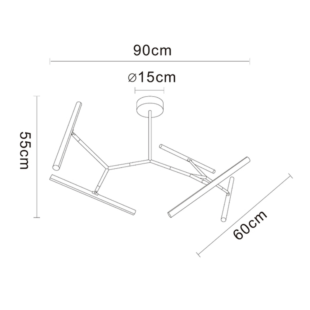 Люстра на штанге Geometry в Ульяновске