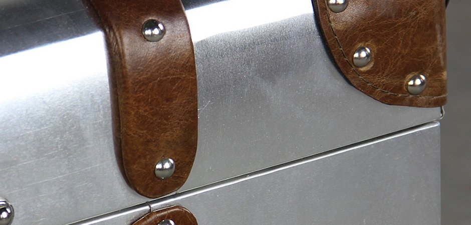 Сундук Trunks in Polished Aluminum - фото №3