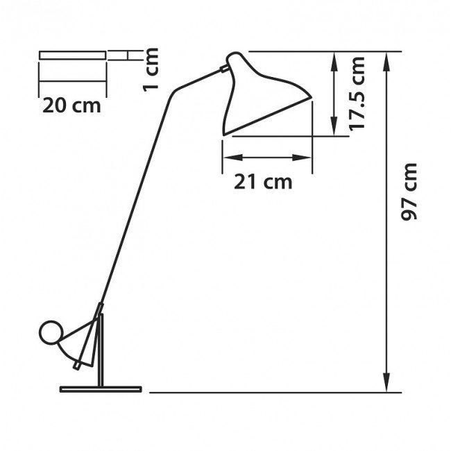 Настольная лампа Lampara Table Lamp в Ульяновске