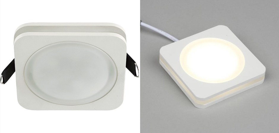 Белый квадратный спот Embedded Light Белый квадратный спот Embedded Light - Loft-Concept в Ульяновске