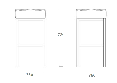 Барный стул  Florence Knoll Bar Stool в Ульяновске