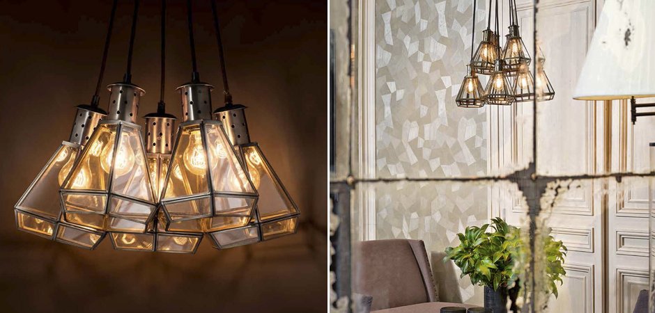 Подвесной светильник Eichholtz Hanging Lamp Polygon - Loft-Concept в Ульяновске
