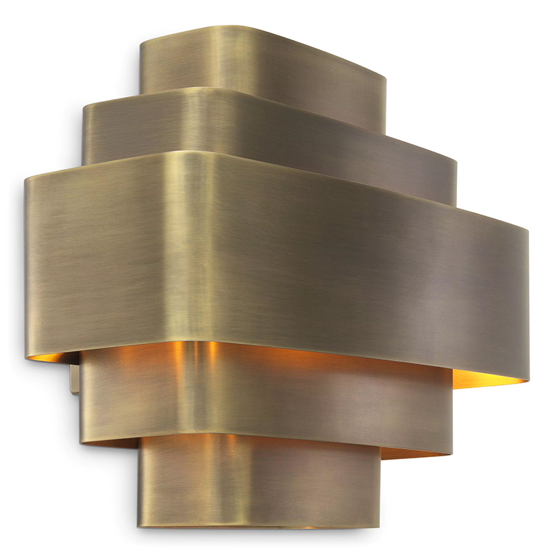 Бра Eichholtz Wall Lamp Pegaso Brass Винтажная латунь в Ульяновске | Loft Concept 