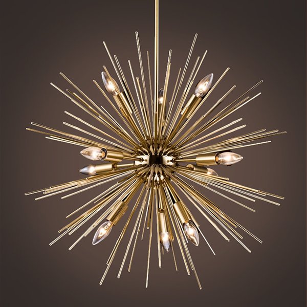 Люстра Astra Chandelier Sputnik Gold 60 Золотой в Ульяновске | Loft Concept 