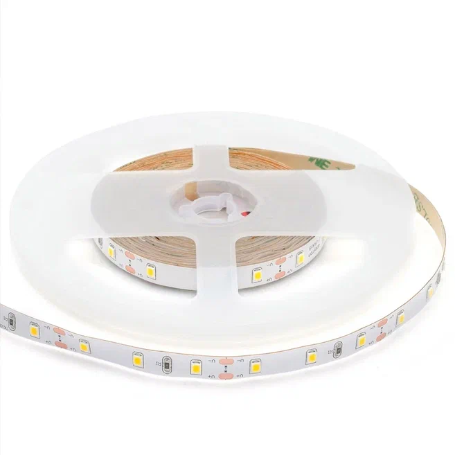 Комплект светодиодная лента 4,8W/m 60LED/m 3528SMD теплый белый с адаптером Белый в Ульяновске | Loft Concept 