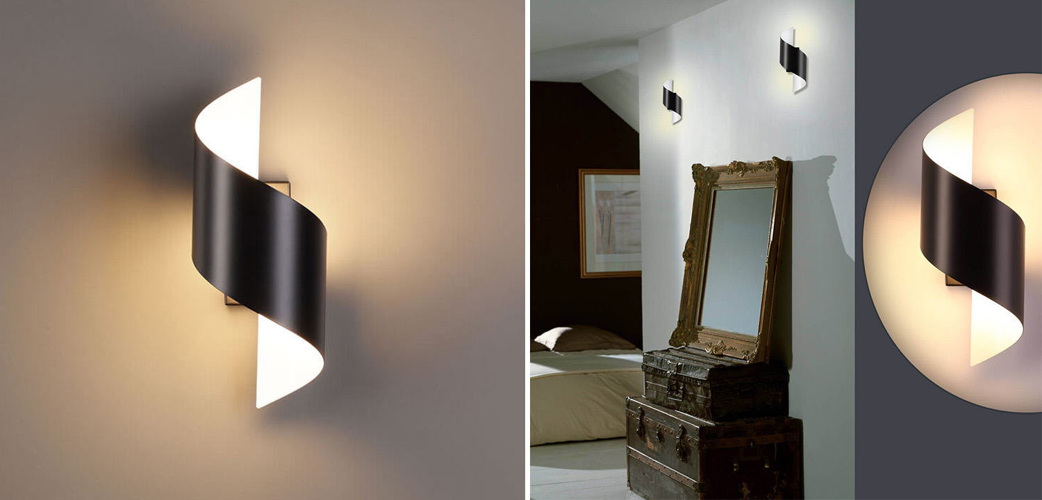 Бра Black Locken Wall Lamp - фото