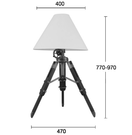 Настольная лампа Table Standing Lamp Black в Ульяновске