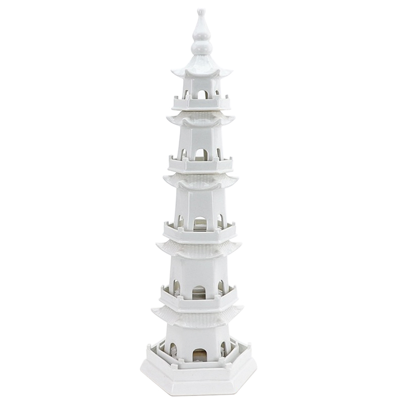 Статуэтка Ceramic Pagoda white Белый в Ульяновске | Loft Concept 