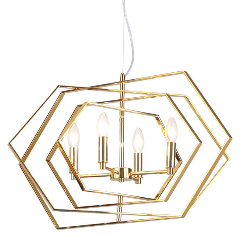 Люстра Damaris Chandelier gold Глянцевое золото в Ульяновске | Loft Concept 