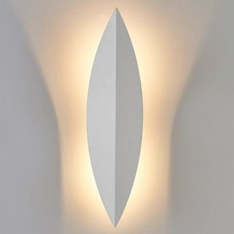 Art Deco Leaf Wall Lamp White Белый в Ульяновске | Loft Concept 