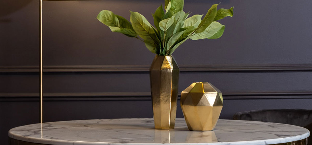 Ваза Gold ingot - фото