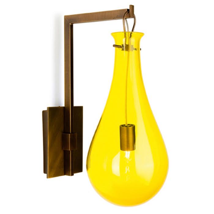 Бра Patrick Naggar Bubble Sconce yellow Желтый Черный в Ульяновске | Loft Concept 