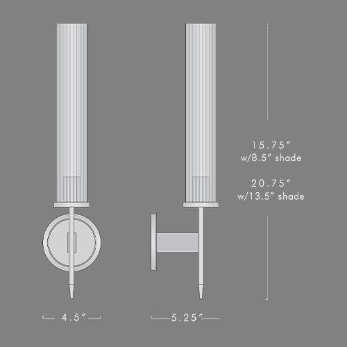 Бра Jonathan Browning ALOUETTE SCONCE Черный Цвет в Ульяновске