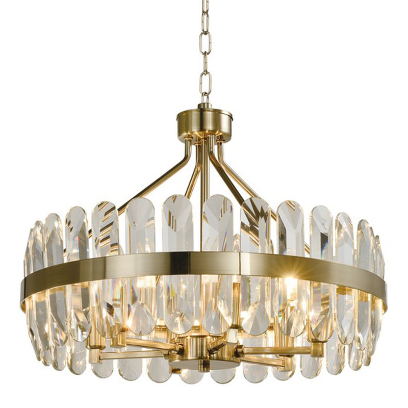 Люстра Genesia Chandelier Золотой Прозрачный (Transparent) в Ульяновске | Loft Concept 