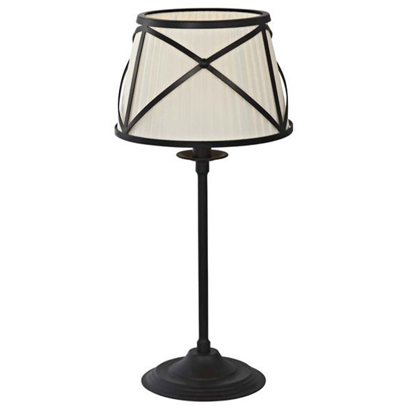 Настольная лампа с абажуром Provence Lampshade Light Brown Table Lamp Бежевый Коричневый в Ульяновске | Loft Concept 