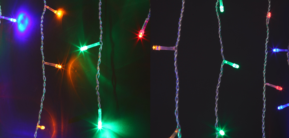 Гирлянда Бахрома с Цветными светодиодами - Loft-Concept в Ульяновске