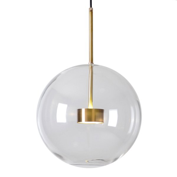 Подвесной светильник Suspension LED design BUBBLE LAMP 1 Латунь Прозрачное Стекло в Ульяновске | Loft Concept 