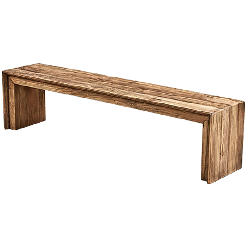 Скамья в стиле лофт Cline Wood Bench Древесина в Ульяновске | Loft Concept 