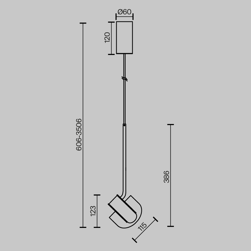 Подвесной светильник в цвете Латунь Levix в Ульяновске
