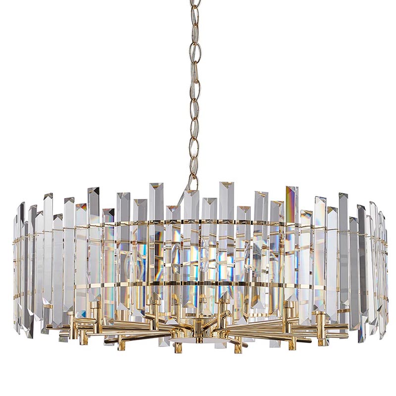 Люстра Langley Chandelier gold 80 Золотой Прозрачный в Ульяновске | Loft Concept 