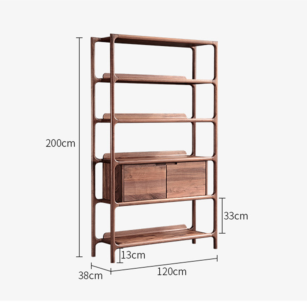 Стеллаж в гостиную для книг Moon Walnut Furniture в Ульяновске