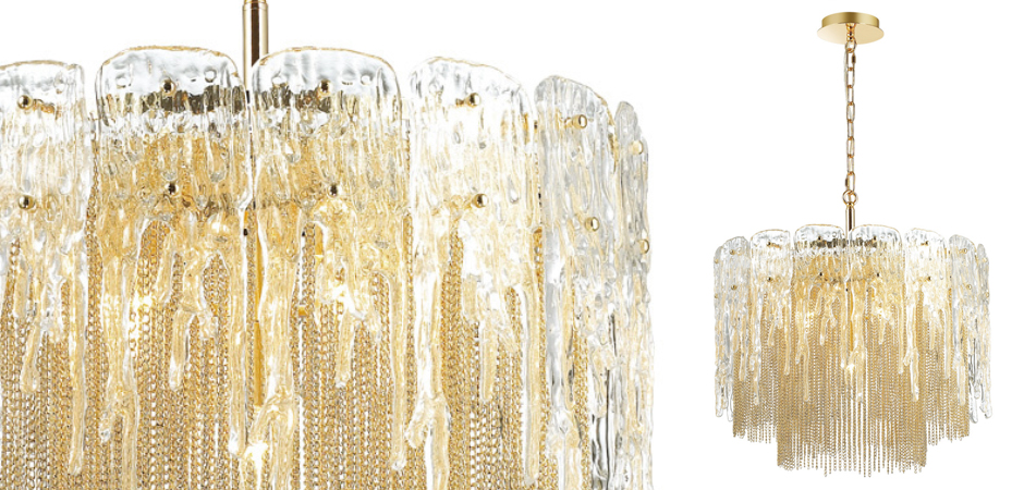 Люстра Ice and Gold Chains - Loft-Concept в Ульяновске