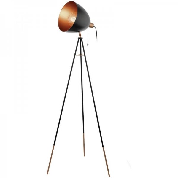 Напольный светильник Scopus Floor Lamp Черный Медь в Ульяновске | Loft Concept 