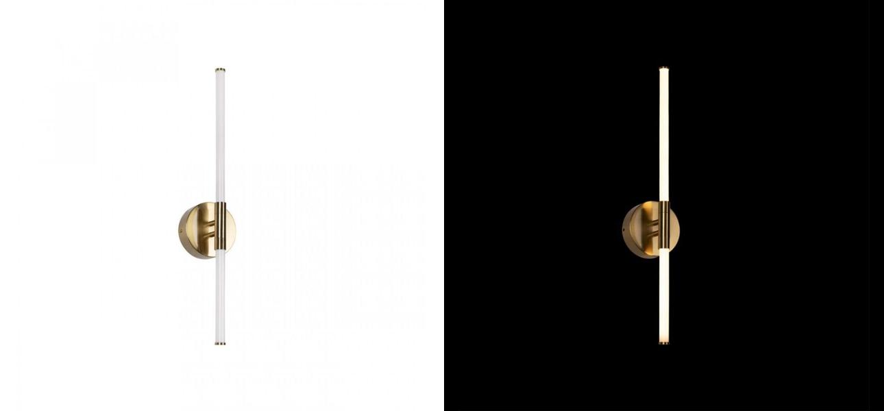 Бра светодиодное Trumpet Tube Gold 60 см - фото №1