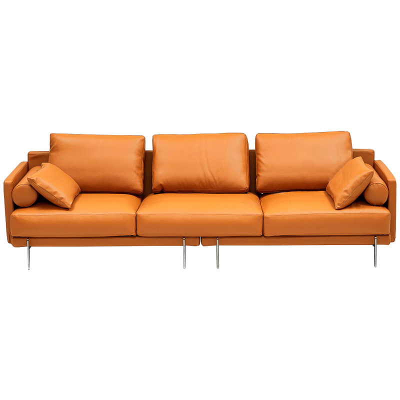 Диван Mosley Orange Sofa Оранжевый Оранжевый в Ульяновске | Loft Concept 