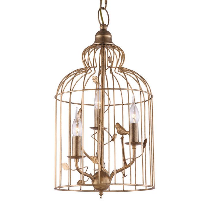 Люстры BIRDCAGE CHANDELIER copper Медь в Ульяновске | Loft Concept 