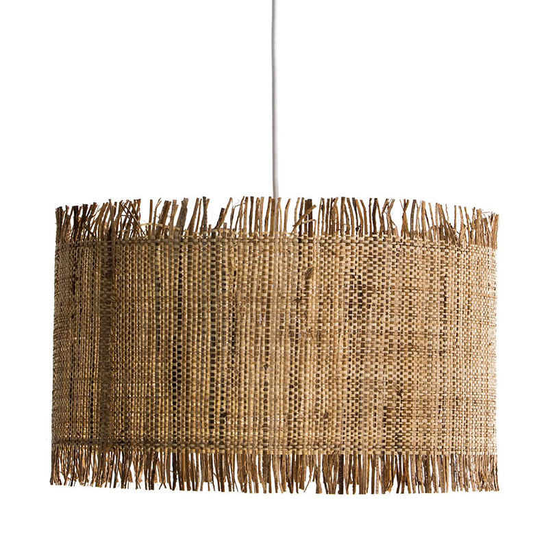 Подвесной светильник Wicker Raffia Hanging lamp Коричневый в Ульяновске | Loft Concept 