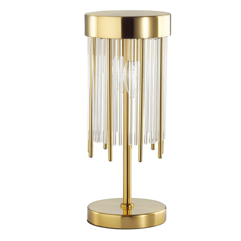 Настольная лампа Niemira Table lamp Прозрачный (Transparent) Золотой Настольная лампа Niemira Table lamp Прозрачный (Transparent) Золотой в Ульяновске | Loft Concept