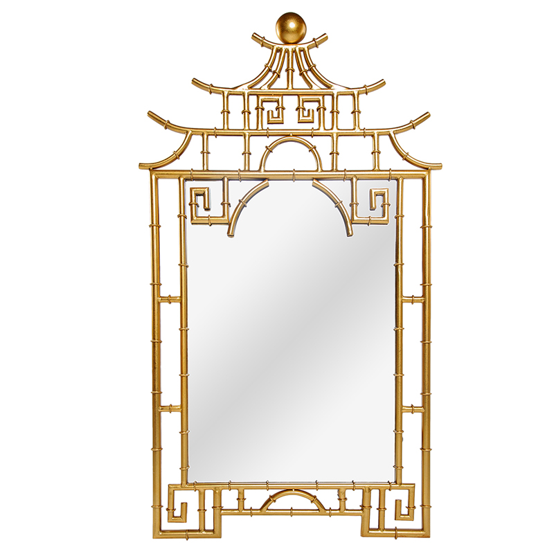 Зеркало Pagoda Mirror Gold 128 Золотой в Ульяновске | Loft Concept 