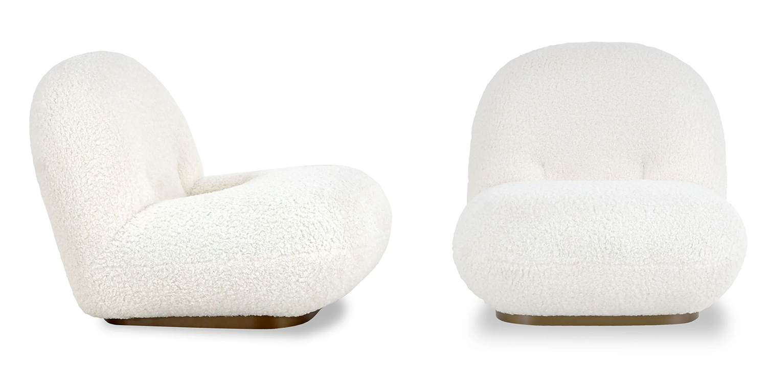 Кресло Herbie White Armchair - фото