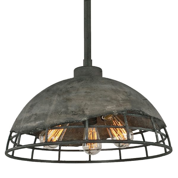 Подвесной светильник Stone industrial lamp 3 Серый (Gray) в Ульяновске | Loft Concept 