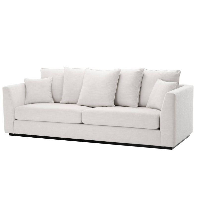 Диван Eichholtz Sofa Taylor white Белый Черный в Ульяновске | Loft Concept 