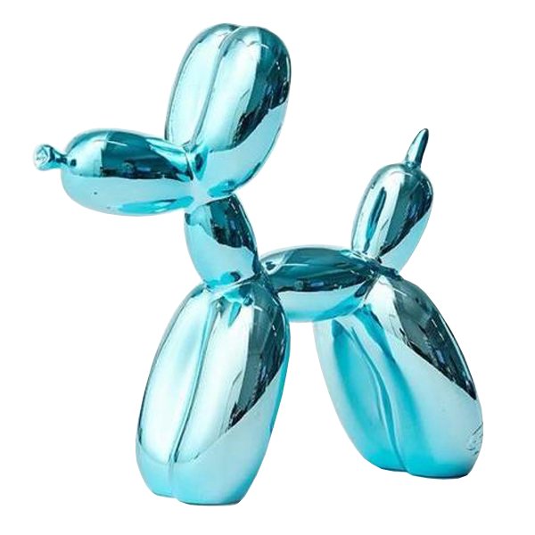 Статуэтка Jeff Koons Balloon Dog Turquoise Бирюзовый в Ульяновске | Loft Concept 